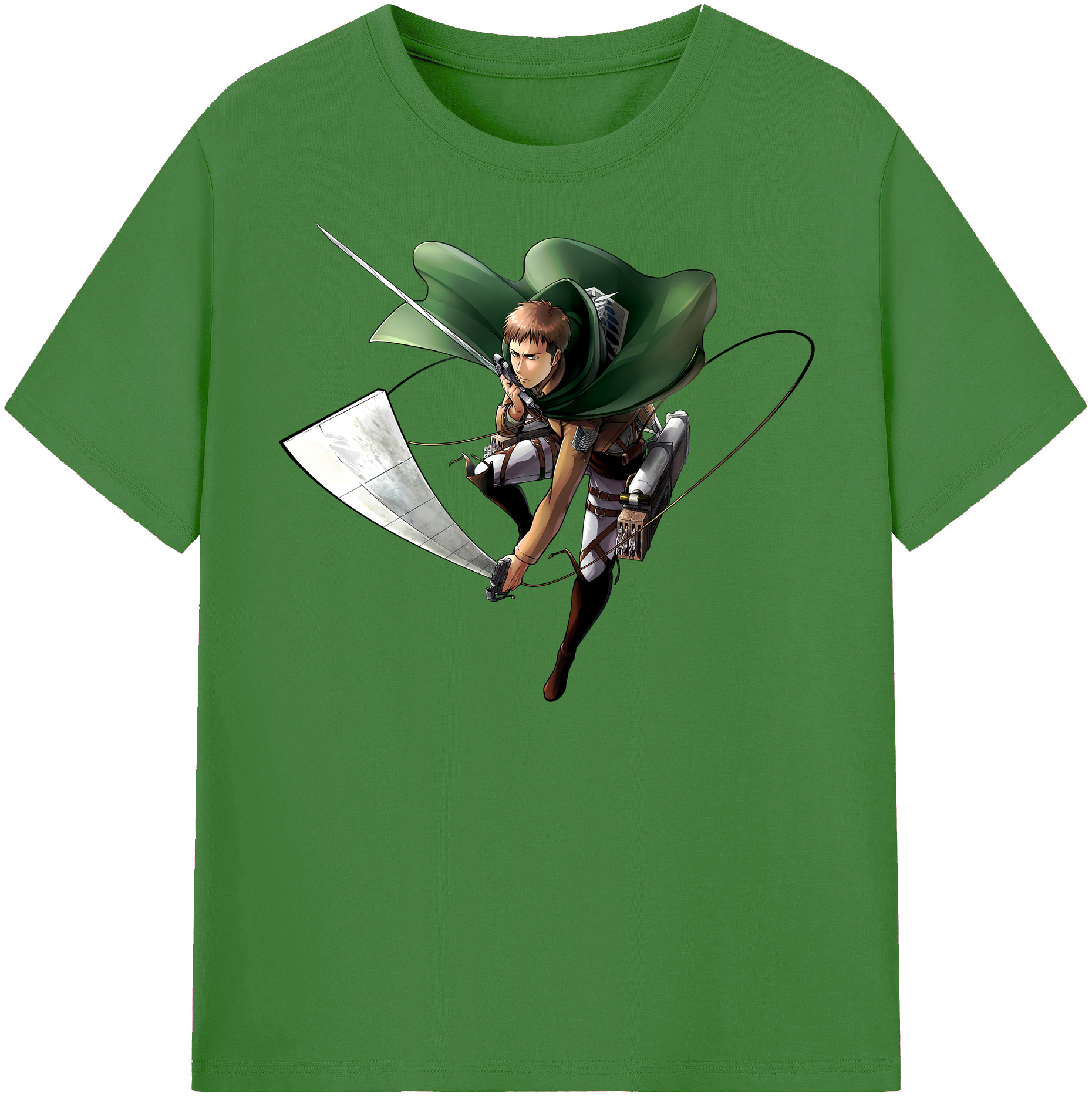 （画像用） 進撃の巨人 Attack on Titan レディースカジュアルプリントTシャツ（綿100％）